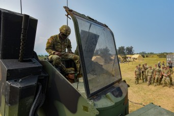 Guard Soldiers provide short-range air defense at Exercise Balikatan