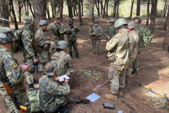 New York, New Jersey officer candidates hone skills with Albanian counterparts